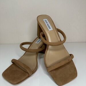 Steve Madden Brown Heeled Sandals